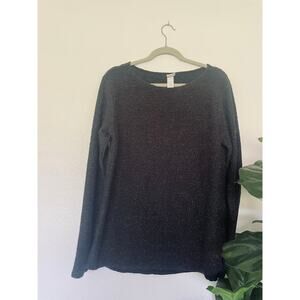 HM Women's Size M Black / Dark Gray Sweater